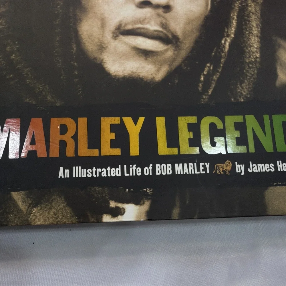 Marley Legend: An Illustrated Life of Bob Marley by‎ Henke, James Hardback Book